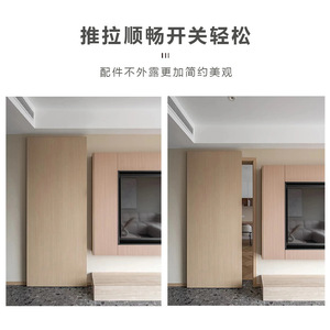 Ghost Gate Track Sliding Door <b>Hardware</b> 1.2m 1.5m Minimalist Design Easy Installation Invisible Track - Product Image 1