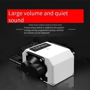 ปั๊มลมตู้ปลาแบบเงียบพิเศษ 25W รุ่น DB58 กำลังสูง ปริมาณลมมาก สำหรับตู้ปลาในน้ำลึก - Product Image 6