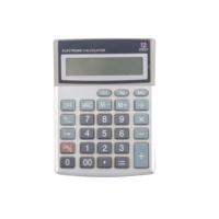 Kalkulator meja kantor dengan tampilan LCD besar, tombol sensitif 12 digit Desktop kalkulator