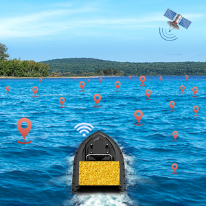 <span class=keywords><strong>Bateau</strong></span> de pêche GPS RC pour <span class=keywords><strong>eau</strong></span> <span class=keywords><strong>salée</strong></span>, équipement de pêche à l'appât, télécommandé, 500 mètres, <span class=keywords><strong>bateau</strong></span> à appât vivant - Product Image 4