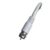 Câble coaxial RG6 Quad Shield disponible en bobines en vrac avec gaine en PVC noir (NC)