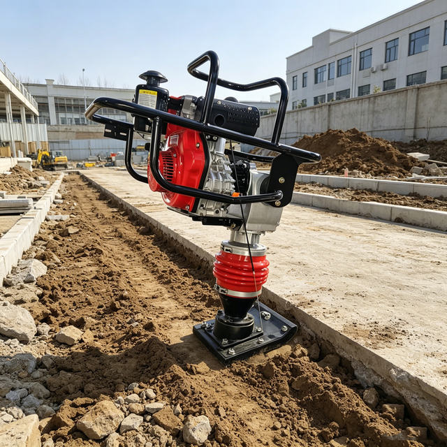 OEM Gasoline/Diesel Engine/Electric Motor Tamping Rammer Machine Heavy Duty Soil Compactor for Municipal and Construction Work