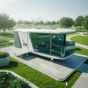 Cabaña Modular Prefabricada de Diseño de Lujo con Balcón Tipo Cápsula Espacial de Aluminio para Resorts, Villas, Apartamentos y Proyectos de <span class=keywords><strong>Alquiler</strong></span> de Alta Gama - Product Image 4