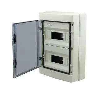 Manufacturer Outdoor Waterproof Three Phase IP65 24 Ways Power Supply Mini Circuit Breaker MCB Power Distribution Panel Box