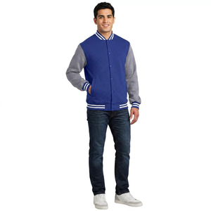 Chaqueta de Béisbol Letterman de Moda de Súper Calidad 2026 con Cuello Alto, ¡Gran Venta Online a Precio Económico! FINER THREADS 100% Algodón para Invierno - Product Image 1