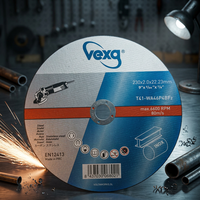Disque de coupe professionnel pour meuleuse d'angle de 230 mm pour métal, acier au carbone, acier inoxydable