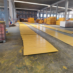 Materiales de construcción de madera 21mm 27mm de espesor amarillo pintado Pino completo 3 capas hojas de panel de encofrado de madera - Product Image 2