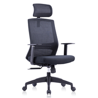 Chaise de bureau en maille contemporaine haut de gamme Style élévateur pivotant pour bureau de direction Chaise ergonomique à dossier haut