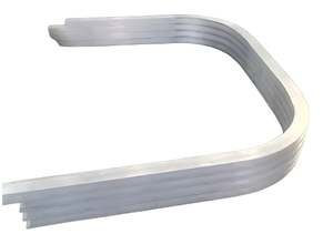 פרופיל מסילת אלומיניום כבדה לכיפוף מסילה לרכב הסעות RGV וקו מגע הזזה - Product Image 2