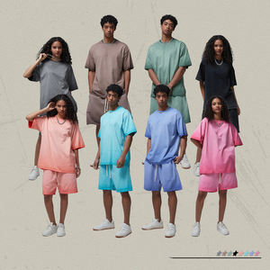 T-shirt pour homme de haute qualité, 220 GSM, 100% coton tricoté, respirant, lourd, surdimensionné, taille plus, manches courtes, uni, logo personnalisé - Product Image 1