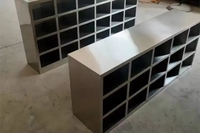 Meubles de laboratoire en acier inoxydable propre atelier 201/304 banc à chaussures en acier inoxydable armoire 20 banc à chaussures