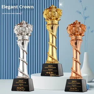 Trofeo in Cristallo a Forma di Corona, Premio Personalizzato, Regalo <span class=keywords><strong>per</strong></span> la Festa della Donna, Creativo ed Elegante <span class=keywords><strong>per</strong></span> Suocera e Nuova Sposa - Product Image 4