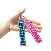 Porte-clés en PVC souple personnalisé en usine, porte-clés en caoutchouc avec logo 2D 3D, pour cadeau d'entreprise, souvenir, cadeau de fête, OEM