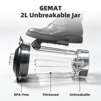Mixeur de restaurant 1500 W 110 V, mélangeur robuste pour smoothies, machine à jus d'orange Nutrimix, broyeur de glace