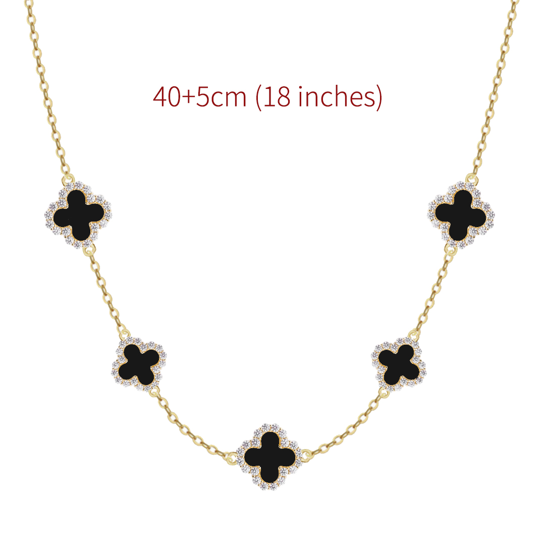 14K Gold - Black