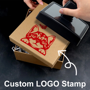 Timbro Flash Personalizzato in Plastica con Logo, Nome e Indirizzo per Ufficio, Scatole e Borse con <span class=keywords><strong>Stampa</strong></span> UV e Inchiostro Personalizzato - Product Image 2