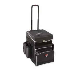 Rubbermaid 1902466 40L Durable Service Trolley Cart Housekeeping Cleaning Executive Quick Cart