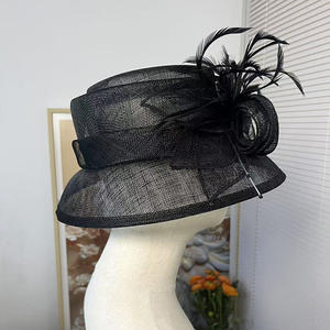 Chapeaux de cérémonie, chapeaux de fête du thé, chapeaux Kentucky Derby, fascinateurs, chapeaux <span class=keywords><strong>courts</strong></span> en sinamay <span class=keywords><strong>pour</strong></span> femme - Product Image 4