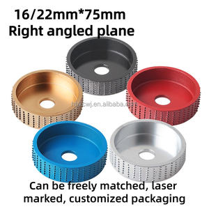 Mới 75mm Burr Mài bánh xe cứng Máy bay Cạnh hồ quang chế biến gỗ đánh bóng nhựa thúc đẩy đĩa Góc Mài công cụ điện - Product Image 1