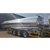 Camion-citerne de livraison de carburant et de produits pétroliers en vrac en alliage d'aluminium de haute qualité avec réservoir de plus de 30 000 L et une masse totale autorisée de 30 T