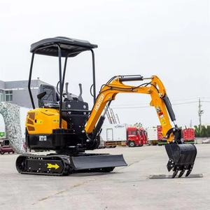 La microexcavadora de orugas HT13, pequeña excavadora de gran venta para agricultura doméstica, es fácil de operar y barata - Product Image 4