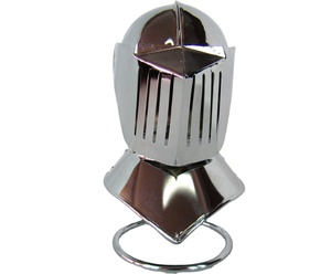 Casque d'armure de chevalier en métal, design et finition personnalisés disponibles, meilleur décoration d'intérieur, casque d'armure avec finition peinte - Product Image 1