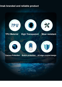IMAK-funda de TPU ecológica para Huawei nova 8i, funda transparente para teléfono <span class=keywords><strong>Honor</strong></span> <span class=keywords><strong>50</strong></span> Lite, venta al por mayor - Product Image 5