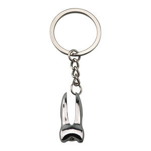 Porte-clés dentaire en alliage de <span class=keywords><strong>zinc</strong></span>, design moderne et simple, en forme de dents simulées, cadeau promotionnel pour clinique dentaire transfrontalière, outil dentaire - Product Image 5
