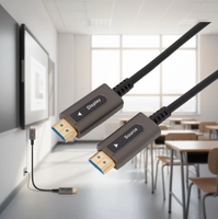 Cable HDMI 2.0 AOC de Grado Médico Plenum, 18 Gbps, 4K, 60 Hz, Cable de Fibra Óptica para Quirófano, Integración AV Hospitalaria