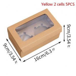 กล่องกระดาษใส่คัพเค้กแบบมินิสีขาวใส  แบบมีหน้าต่าง  2 4 6 8 ช่อง - Product Image 6