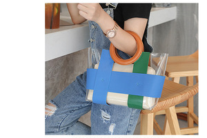 กระเป๋าเครื่องสำอางพลาสติกแบบฝ้ามีซิปใสกระเป๋าเครื่องสำอางพีวีซีออกแบบได้ตามต้องการ - Product Image 5