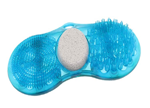 Doccia facile piede di massaggio pulitore scrubber pantofole - Product Image 3