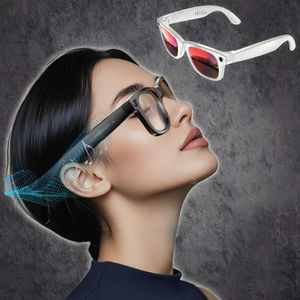 Lunettes intelligentes photochromiques W610 avec lumière rouge et bleue, caméra 1080P 8MP, enregistrement, commande vocale, appels téléphoniques, lecteur de musique, IA 2025 - Product Image 2