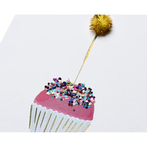 <span class=keywords><strong>Papiro</strong></span> felice giorno per te <span class=keywords><strong>carta</strong></span> di compleanno con <span class=keywords><strong>carta</strong></span> decorativa Foil Glitter Pom Pom per regalo di celebrazione - Product Image 4