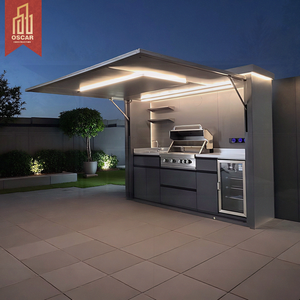 Powder Coated Stainless Steel One - Stop Solution Garden Patio and Backyard Cooking Outdoor Kitchen - Product Image 1