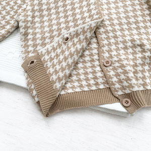 Conjuntos de Ropa de 2 Piezas para Bebés Recién Nacidos Otoño Invierno 2021, Cárdigan de Punto con Capucha y Pantalones Cortos S21332058 - Product Image 6