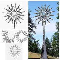 Sculpture éolitique en acier inoxydable, jouet d'extérieur en métal, à vendre