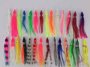 Falda de calamar luminosa de 4-24cm, pulpo de agua salada, faldas de pesca de plástico suave, atractivas para lubina, salmón, trucha, tiburón - Product Image 4