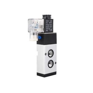 Vanne solénoïde de type plaque 4M210-08, vanne directionnelle de cylindre pneumatique 4M310-<span class=keywords><strong>10</strong></span>, vanne à air à deux positions et cinq voies 220V/24V - Product Image 1