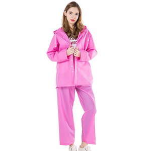 Combinaison de pluie réutilisable pour couple, femme, homme, unisexe, en plastique EVA transparent, imperméable, pour moto, extérieur - Product Image 5