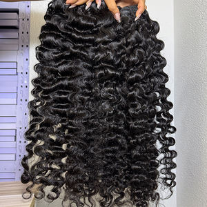 Paquetes de cabello humano virgen birmano crudo vietnamita cabello Remy rizado con extremos súper dobles dibujados vendedor de cabello de alta calidad - Product Image 6