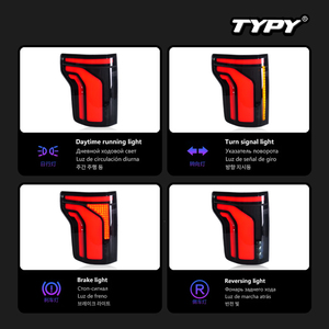 Feux arrière LED TYPY pour F150 2015-2021 avec DRL et clignotants dynamiques 12V Garantie 1 an - Nouveaux accessoires automobiles - Product Image 3