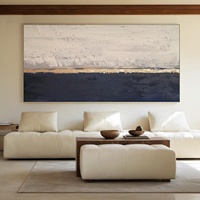 Moderne Mur Art En Gros À La Main Abstraite Personnalisé Peinture À L'huile Wabi Sabi Toile Photos pour La Décoration Intérieure Hôtel Oeuvre