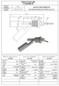 12V 24V 220V từ sậy mức chất lỏng chuyển đổi controlador de nivel de Agua pvdf nhựa Los interruptores de flotador - Product Image 6