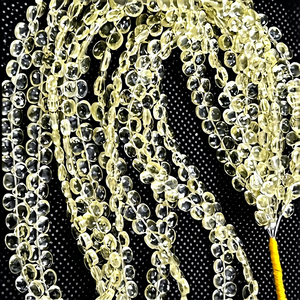 New Arrival Lemon Quartz Premium Quality Yellow Stone Beads 5-5.5mm Heart Shape Faceted 17 Inches Loose Beads for Jewelry Making - Product Image 1