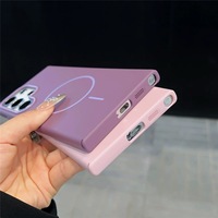 Étui de téléphone portable en plastique dur à chargement sans fil pour Samsung A05 A16 A55 S25U étui de téléphone magnétique dur