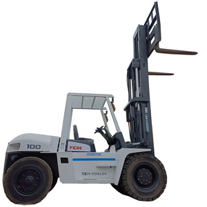 Chariot élévateur diesel en bon état, d'origine japonaise, d'occasion, TCM FD100, 10 tonnes, bonnes performances, excellent prix bas - Product Image 1