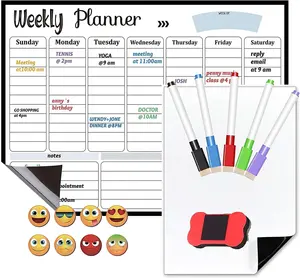 <span class=keywords><strong>Pizarra</strong></span> magnética para móvil, rotuladores magnéticos personalizados de 3 + 4 + 5 colores, 1 8 caras magnéticas y <span class=keywords><strong>pizarra</strong></span> magnética, para vie A3/4/9x12 pulgadas - Product Image 1