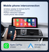 Autoradio Android sans fil CarPlay pour BMW F20 F30 F21 F22 F31 F32 F33 F34 F36 NBT EVO Lecteur multimédia GPS