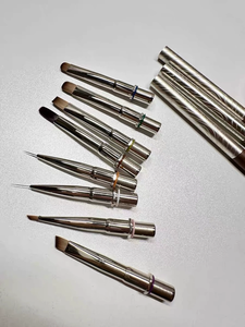Ensemble <span class=keywords><strong>de</strong></span> pinceaux à ongles interchangeables <span class=keywords><strong>de</strong></span> haute qualité, design original, professionnel, avec des pinceaux ultra fins pour la french manucure - Product Image 5